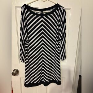 Black and White Dress